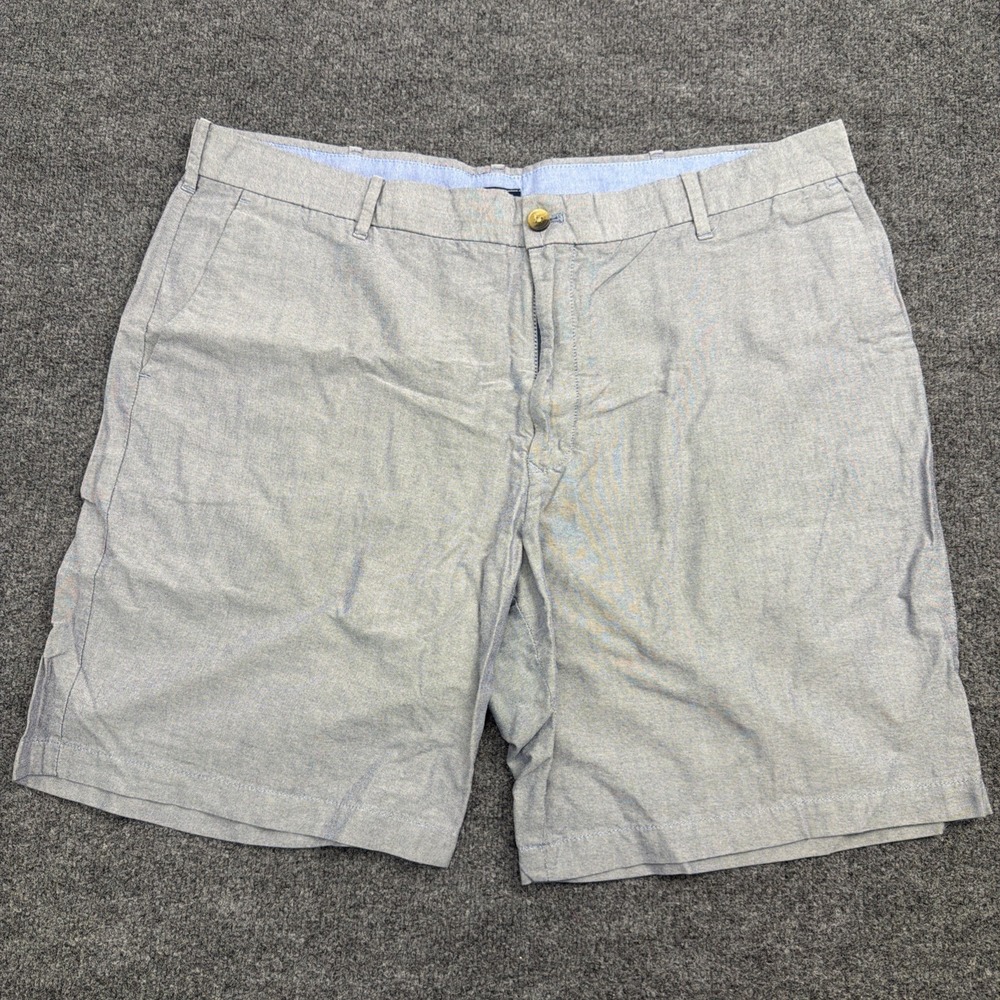 IZOD Men's Casual‎ Flat Front Shorts Size 42 Gray Harbor Mist Summer Vacation